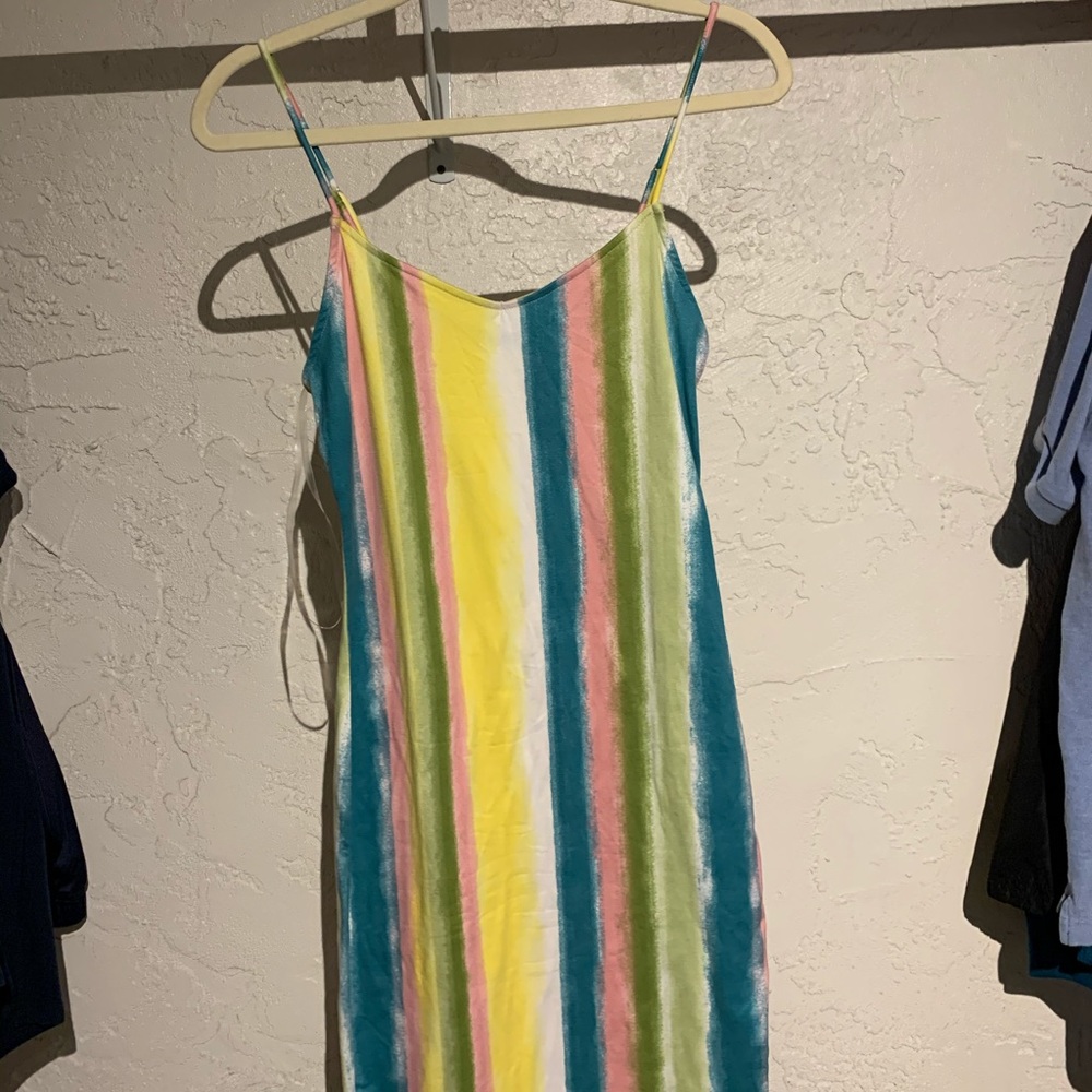 Fashion Nova Multicolored Dress (Pastel)